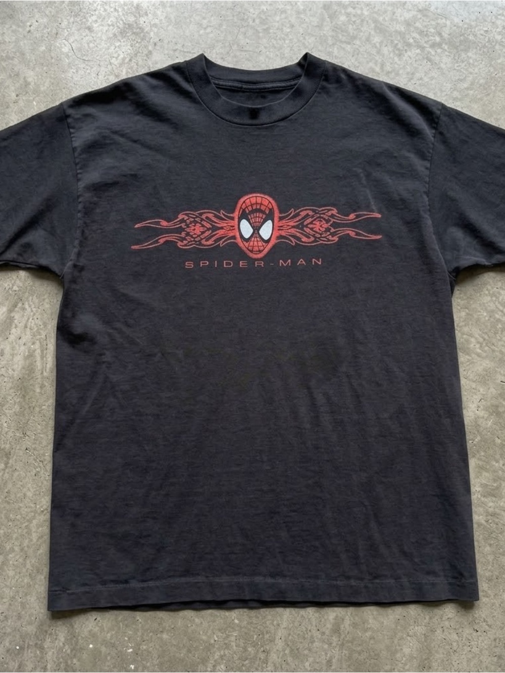 Spider-Man Black Graphic Tee - Red Logo